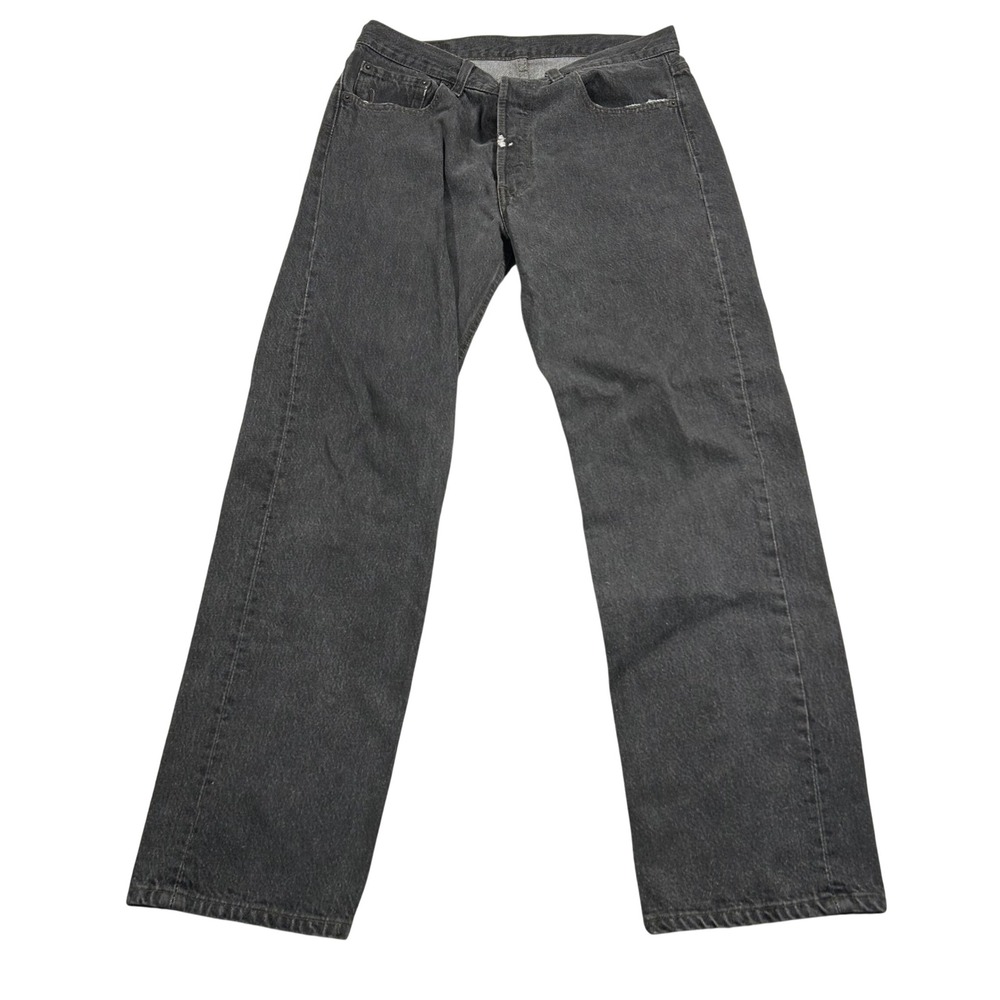 Levi's 501 Jeans Mens 33x30 Black Vintage Made in USA Straight Leg Button Fly